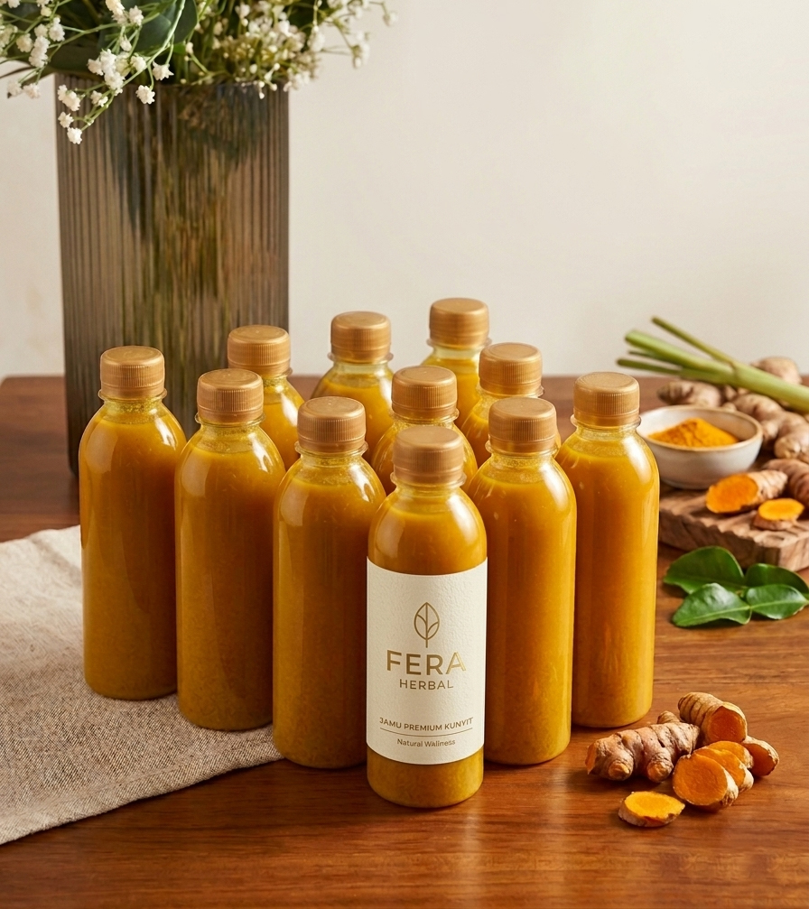 Botol Jamu Akar Herbal